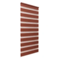Store enrouleur jour / nuit sans perçage Elin 2 terracotta l.60 x H.180cm Goodhome