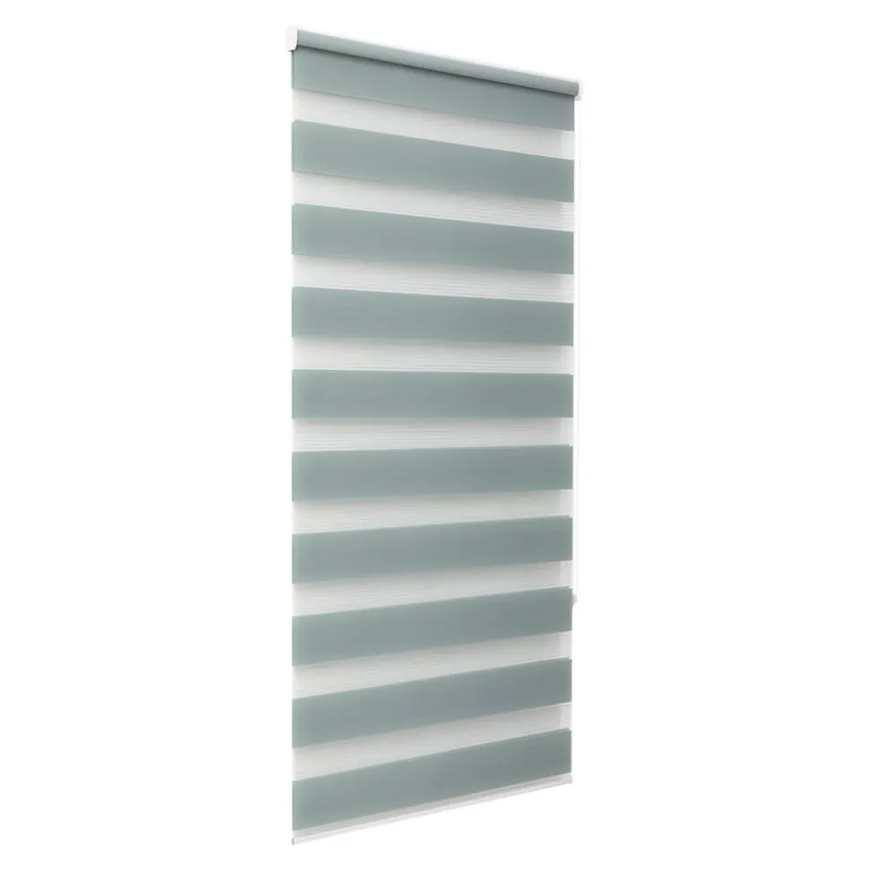 Store enrouleur jour / nuit sans perçage Elin 2 vert céladon l.55 x H.180cm Goodhome