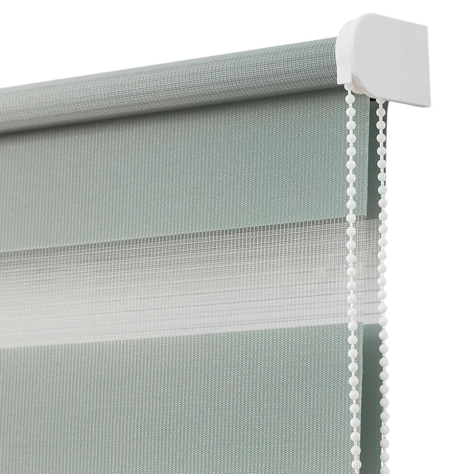 Store enrouleur jour / nuit sans perçage Elin 2 vert céladon l.55 x H.180cm Goodhome