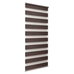 Store enrouleur jour / nuit sans perçage Brize marron l.60 x H.180cm Goodhome