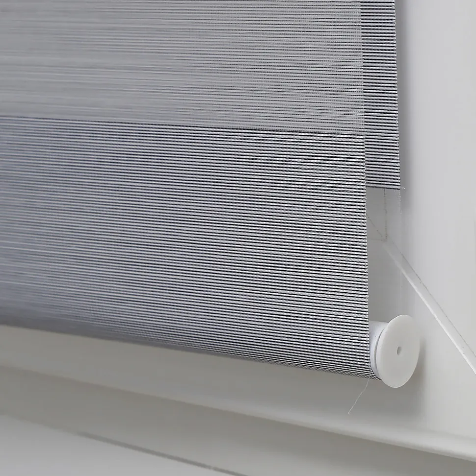 Store enrouleur jour / nuit gris l.82 x H.160cm Madeco