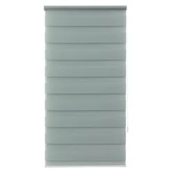 Store enrouleur jour / nuit sans perçage Elin 2 vert céladon l.60 x H.180cm Goodhome