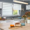 Store enrouleur jour / nuit chic blanc l.62 x H.160cm Madeco