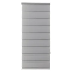 Store enrouleur jour / nuit sans perçage Elin 2 gris béton l.45 x H.140cm Goodhome