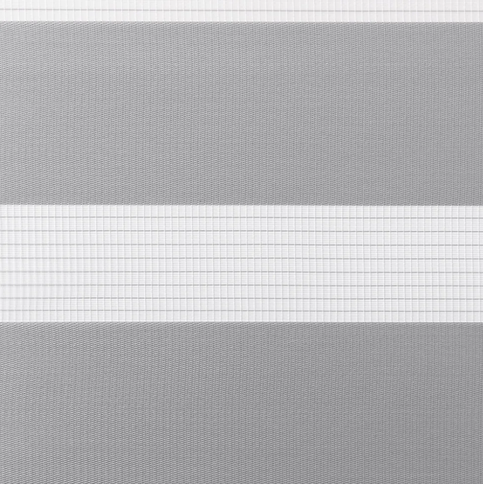 Store enrouleur jour / nuit sans perçage Elin 2 gris béton l.60 x H.180cm Goodhome