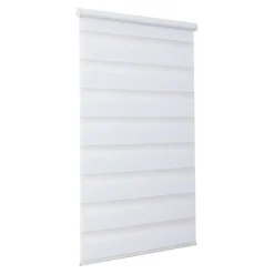 Store enrouleur jour / nuit sans perçage Elin 2 blanc cassé l.60 x H.240cm Goodhome