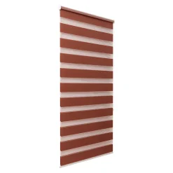 Store enrouleur jour / nuit sans perçage Elin 2 terracotta l.80 x H.180cm Goodhome