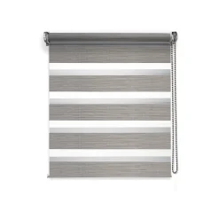 Store enrouleur jour / nuit Must gris l.52 x H.160cm Madeco