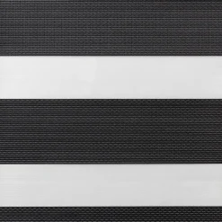 Store enrouleur jour / nuit sans perçage Keston noir l.80 x H.180cm Goodhome