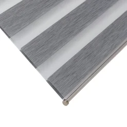 Store enrouleur jour / nuit sans perçage Brize gris chiné l.180 x H.240cm Goodhome