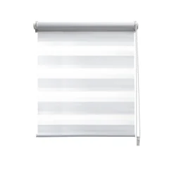 Store enrouleur jour / nuit chic blanc l.42 x H.160cm Madeco