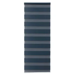 Store enrouleur jour / nuit sans perçage Elin 2 bleu l.40 x H.140cm Goodhome