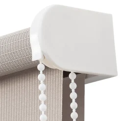 Store enrouleur jour / nuit sans perçage Elin 2 gris perle l.180 x H.240cm Goodhome