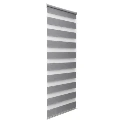 Store enrouleur jour / nuit sans perçage Brize gris chiné l.60 x H.240cm Goodhome
