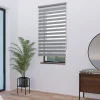 Store enrouleur jour / nuit Must gris l.37 x H.160cm Madeco