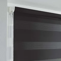 STORE ENROULEUR JOUR ET NUIT POLYESTER DAYNIGHT NOIR - 90x180cm - Noir