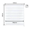 Store enrouleur jour et nuit - Easydeco - Blanc - 150 x 250 cm