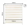 Store enrouleur jour et nuit - Easydeco - Lin - 120 x 250 cm