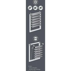Store enrouleur jour et nuit 45 x 180 cm polyester daynight Noir