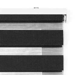Store Enrouleur Jour Nuit Drop double tissage Gris 60 x 180 cm