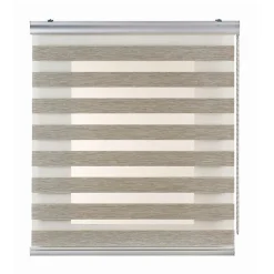 Store Enrouleur Jour Nuit Premium Finitions en Aluminium Beige 160 x 250 cm