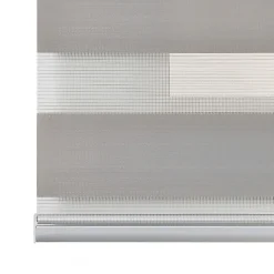 Store Enrouleur Jour Nuit Premium Finitions en Aluminium Gris pierre 60 x 250 cm