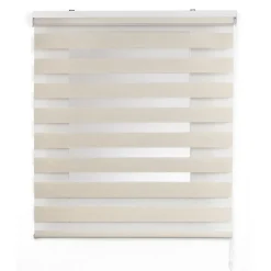 Store Enrouleur Jour Nuit Drop double tissage Lin 180X250