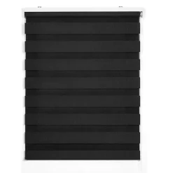 Store Enrouleur Jour Nuit Drop double tissage Gris 80 x 180 cm