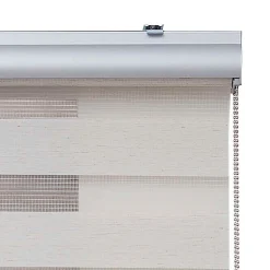 Store Enrouleur Jour Nuit Premium Finitions en Aluminium Lin 200 x 250 cm