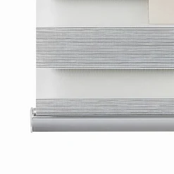 Store Enrouleur Jour Nuit Premium Finitions en Aluminium Gris 60 x 250 cm