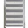 Store enrouleur jour/nuit (87x170 cm - Gris clair)