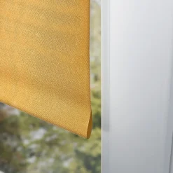 Store enrouleur occultant jaune moutarde l.120 x H.190cm Madeco