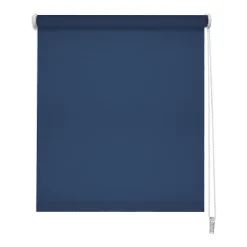 Store enrouleur occultant bleu l.120cm x H.190cm Madeco