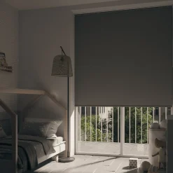 Store enrouleur occultant sans perçage Boreas 2 gris béton l.160 x H.240cm Goodhome