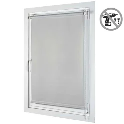 Store Enrouleur Occultant, Installation Facile, Stores sans Perçage Gris 60x180 cm