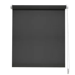 Store enrouleur occultant miniroll gris foncé l.40 x H.190cm Madeco