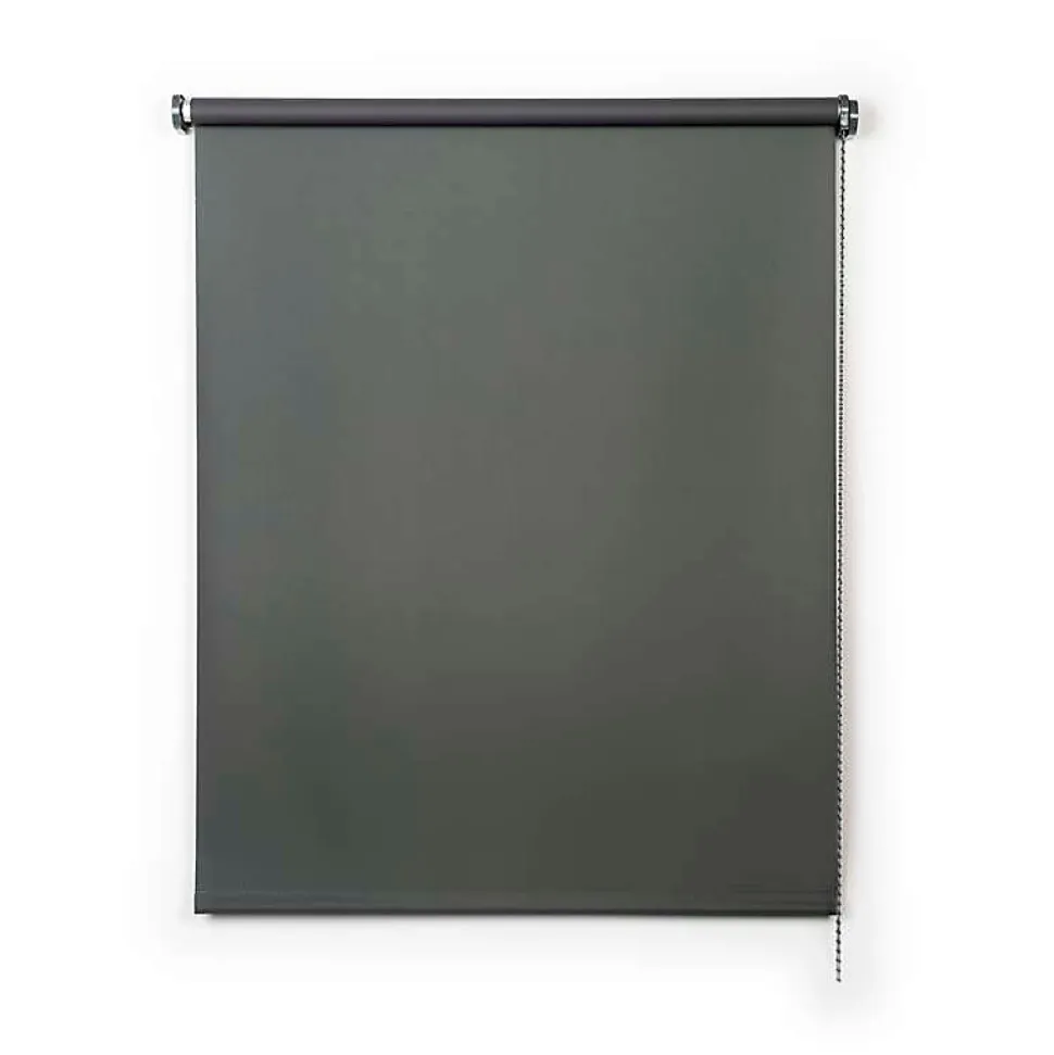 Store Enrouleur Occultant Gris plomb 100 x 250 cm