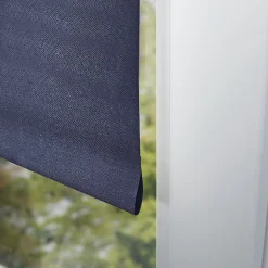 Store enrouleur occultant bleu marine l.120 x H.190cm Madeco
