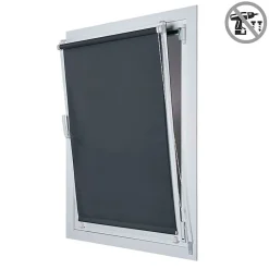 Store Enrouleur Occultant sans perçage EasyFix Gris 45 x 180 cm