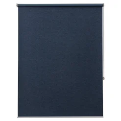 Store enrouleur occultant sans perçage Iwerne bleu marine l.90 x H.180cm Goodhome