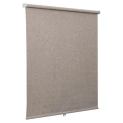 Store enrouleur occultant sans perçage Novan taupe l.120 x H.180cm Goodhome