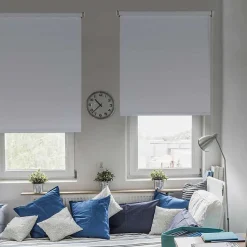 Store Enrouleur Occultant Blanc 45 x 180 cm