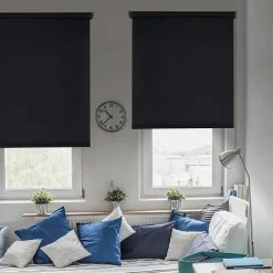Store Enrouleur Occultant Noir 140 x 250 cm