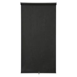 Store enrouleur occultant sans perçage Novan noir l.90 x H.240cm Goodhome