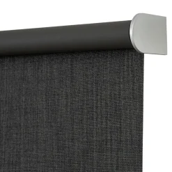 Store enrouleur occultant sans perçage Novan noir l.90 x H.240cm Goodhome