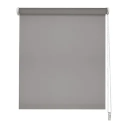 Store enrouleur occultant gris revers alu l.150 x H.190cm Madeco
