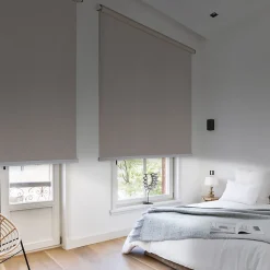 Store Enrouleur Occultant Installation Facile avec Finitions en Aluminium de Qualité Supérieure Beige 45 x 180 cm