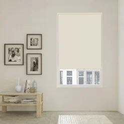 Store Enrouleur Occultant fixation sans perçage Ivoire 45 X 190cm , Viewtex
