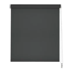Store enrouleur occultant uni gris anthracite l.60 x H.190cm Madeco