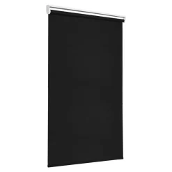 Store enrouleur occultant sans perçage Boreas 2 noir l.120 x H.180cm Goodhome